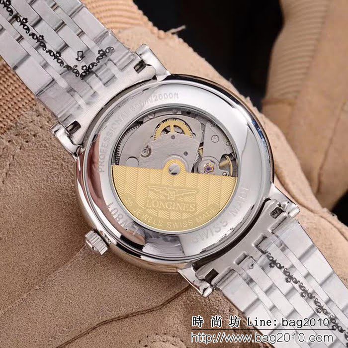 LONGINES浪琴 經典大三針 全自動機械 精品男士腕表 WSS0989